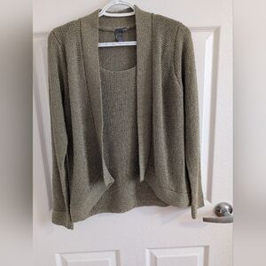 sweater Jana light olive green Knit Size M